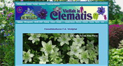 Desktop Screenshot of clematis-westphal.de